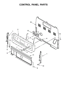 Control Panel Parts parts for Amana Electric Range ACR4503SFW1 from AppliancePartsPros.com