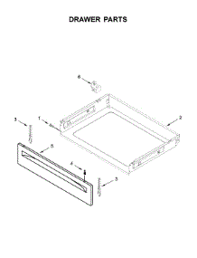 Drawer Parts parts for Amana Electric Range ACR4503SFW2 from AppliancePartsPros.com