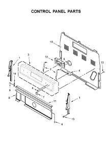 Control Panel Parts parts for Amana Electric Range ACR4503SFW3 from AppliancePartsPros.com