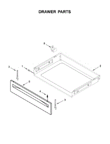 Drawer Parts parts for Amana Electric Range ACR4503SFW3 from AppliancePartsPros.com