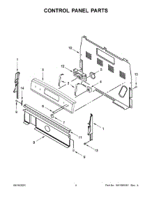 Control Panel Parts parts for Amana Electric Range ACR4503SFW5 from AppliancePartsPros.com