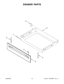 Drawer Parts parts for Amana Electric Range ACR4503SFW7 from AppliancePartsPros.com
