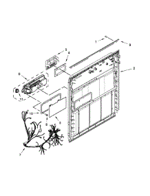 Inner Door Parts parts for Amana Dishwasher ADB1100AWW2 from AppliancePartsPros.com