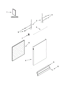 Door And Panel Parts parts for Amana Dishwasher ADB1300AFB1 from AppliancePartsPros.com