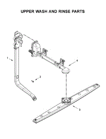 Upper Wash And Rinse Parts parts for Amana Dishwasher ADB1400AGW3 from AppliancePartsPros.com