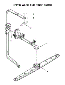 Upper Wash And Rinse Parts parts for Amana Dishwasher ADB1500ADB3 from AppliancePartsPros.com
