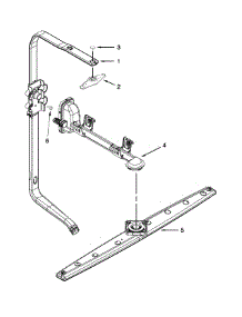 Upper Wash And Rinse Parts parts for Amana Dishwasher ADB1500ADS1 from AppliancePartsPros.com