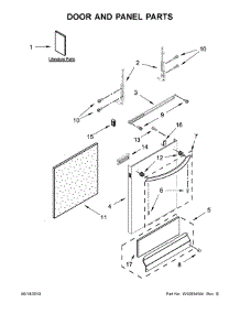 Door And Panel Parts parts for Amana Dishwasher ADB1500ADS3 from AppliancePartsPros.com
