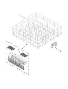 Lower Rack Parts parts for Amana Dishwasher ADB1500ADW2 from AppliancePartsPros.com