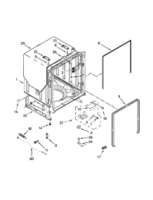 Tub And Frame Parts parts for Amana Dishwasher ADB1700ADB2 from AppliancePartsPros.com