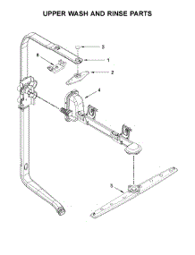 Upper Wash And Rinse Parts parts for Amana Dishwasher ADB1700ADB4 from AppliancePartsPros.com