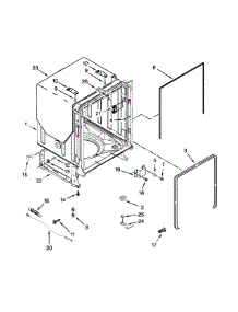 Tub And Frame Parts parts for Amana Dishwasher ADB1700ADS1 from AppliancePartsPros.com