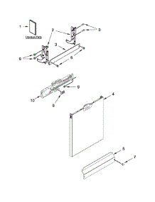 Door And Panel Parts parts for Amana Dishwasher ADB1700ADW1 from AppliancePartsPros.com