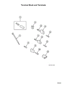 Terminal Block / Terminals parts for Speed Queen Dryer ADEE9BGS173TW01 from AppliancePartsPros.com