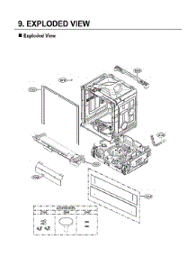 Main Unit Assy parts for Lg Dishwasher ADFD5448AT/00 from AppliancePartsPros.com