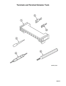 Terminals / Terminal Extractor Tools parts for Speed Queen Dryer ADG3LRGS111TW01 from AppliancePartsPros.com