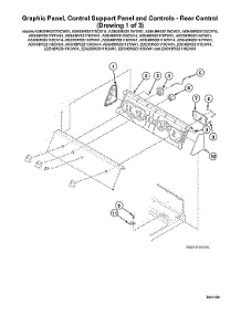 Graphic Panel / Control Support Panel / Rear Controls parts for Speed Queen Dryer ADG4BRGS116TW01-THRU-S#1912999999 from AppliancePartsPros.com