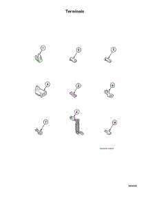 Terminals parts for Speed Queen Dryer ADGE8RGS113TW01 from AppliancePartsPros.com