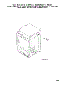 Wire Harnesses / Wires - Front Control Models parts for Speed Queen Dryer ADGE9BSS115TN01-START-S#2001000001 from AppliancePartsPros.com