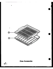 Oven Accessories (Adm-1B / P85548-2S) (Adm-1B / P85548-3S) (Adm-1B / P85548-4S) parts for Amana Electric Range ADM-1B-P85548-2S from AppliancePartsPros.com