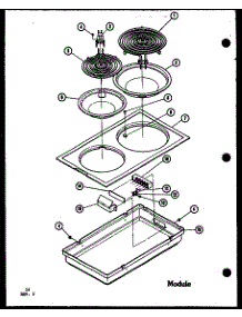 Module (Cc-1 / P27271-1S) (Cc-1 / P27271-7S) parts for Amana Electric Range ADM-1B/P85548-3S from AppliancePartsPros.com
