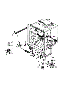 Tub Assembly parts for Amana Dishwasher ADS350C/P1188326W from AppliancePartsPros.com