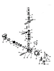 Motor Pump / Water Distribution Components parts for Amana Dishwasher ADS550C/P1188324W from AppliancePartsPros.com