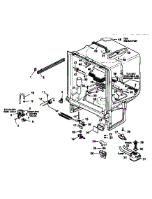 Tub Assy parts for Amana Dishwasher ADU7000C-P1188308W from AppliancePartsPros.com