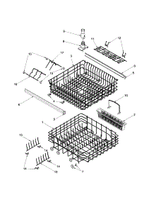 Rack (Padw850eaw1 / B1 / C1 / S1) parts for Amana Dishwasher ADW750EAB-PADW750EAB1 from AppliancePartsPros.com