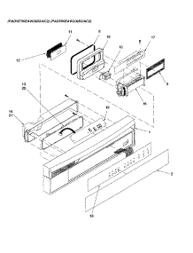 Control Panel (Ii) parts for Amana Dishwasher ADW750EAB-PADW750EAB2 from AppliancePartsPros.com