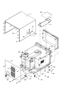 Electrical Components parts for Amana Countertop Microwave AEC2000-P1323018M from AppliancePartsPros.com
