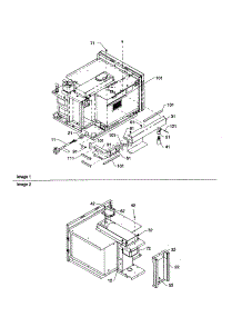 Light And Megnetron / Stirrer Motor parts for Amana Countertop Microwave AEC2000-P1323018M from AppliancePartsPros.com