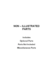 Optional Parts (Not Included) parts for Amana Electric Range AEP222VAW3 from AppliancePartsPros.com