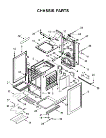Chassis Parts parts for Amana Electric Range AEP222VAW4 from AppliancePartsPros.com
