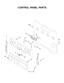 Control Panel Parts parts for Amana Electric Range AER6303MFB2 from AppliancePartsPros.com