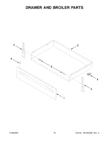 Drawer And Broiler Parts parts for Amana Electric Range AER6303MFB3 from AppliancePartsPros.com