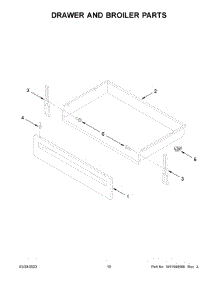 Drawer And Broiler Parts parts for Amana Electric Range AER6303MFB5 from AppliancePartsPros.com