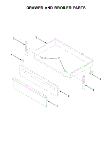 Drawer And Broiler Parts parts for Amana Electric Range AER6303MFS1 from AppliancePartsPros.com