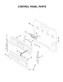 Control Panel Parts parts for Amana Electric Range AER6303MFS2 from AppliancePartsPros.com