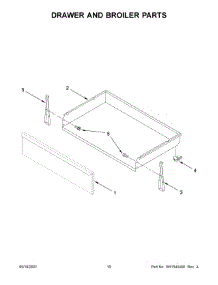 Drawer And Broiler Parts parts for Amana Electric Range AER6303MFS3 from AppliancePartsPros.com