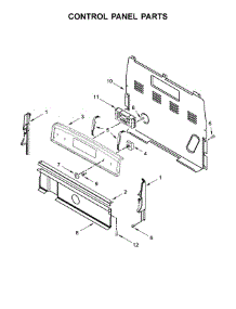 Control Panel Parts parts for Amana Electric Range AER6603SFB1 from AppliancePartsPros.com