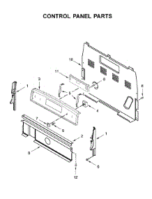 Control Panel Parts parts for Amana Electric Range AER6603SFB2 from AppliancePartsPros.com