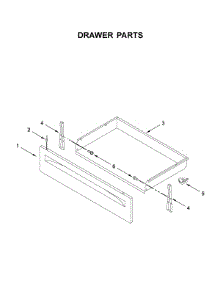 Drawer Parts parts for Amana Electric Range AER6603SFB2 from AppliancePartsPros.com