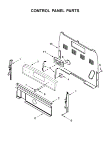 Control Panel Parts parts for Amana Electric Range AER6603SFS2 from AppliancePartsPros.com