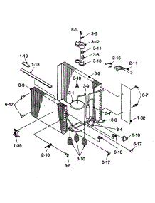 Cycle Parts parts for Sharp Room Air Conditioner AF-08CRL from AppliancePartsPros.com