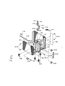Cycle Parts parts for Sharp Room Air Conditioner AF-08ERL from AppliancePartsPros.com