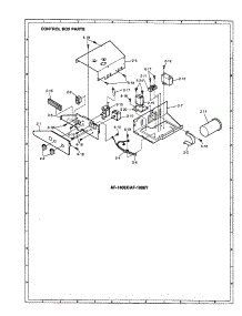 Control Box parts for Sharp Room Air Conditioner AF-1406X from AppliancePartsPros.com