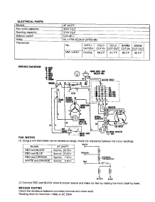 Wiring Diagram parts for Sharp Room Air Conditioner AF-2407Y from AppliancePartsPros.com