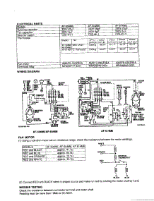 Wiring parts for Sharp Room Air Conditioner AF-614M6 from AppliancePartsPros.com