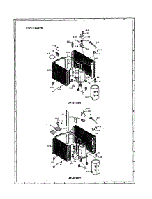 Cycle parts for Sharp Room Air Conditioner AF-M1909Y from AppliancePartsPros.com